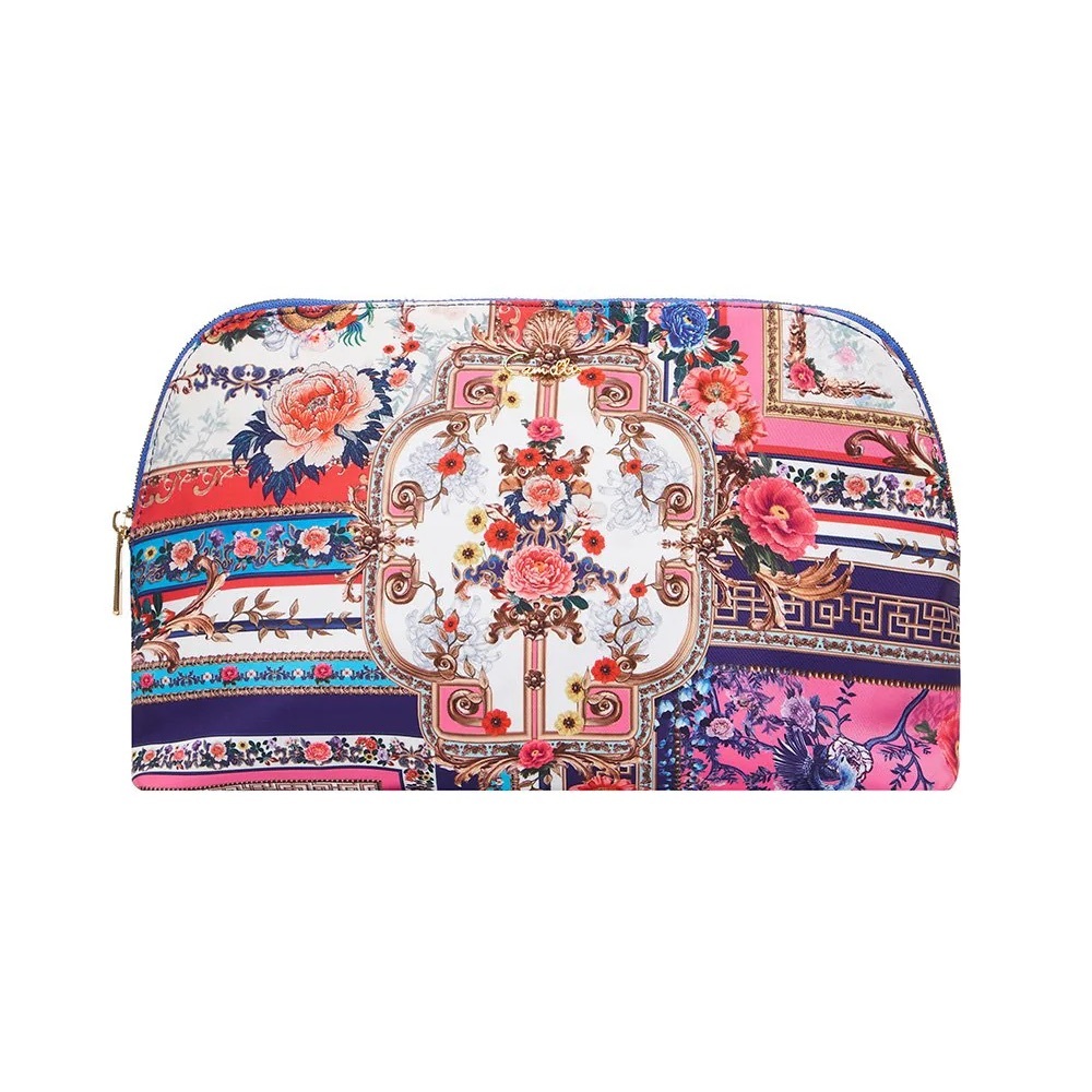 CAMILLA “Party in the Palace” large makeup toiletry travel bag case pouch
